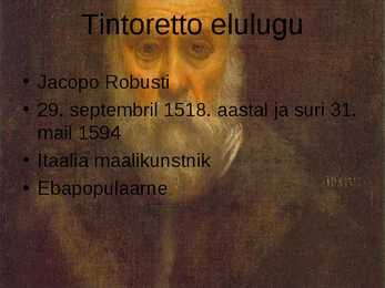 Jacopo Tintoretto #2