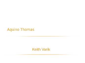 Aquino Thomas