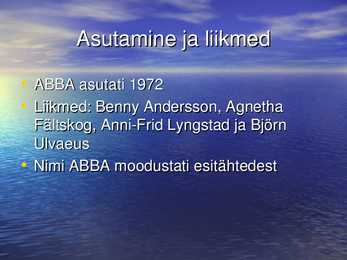 ABBA esitlus #2
