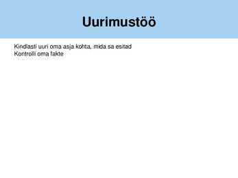Kuidas koostada väga head esitlust #4
