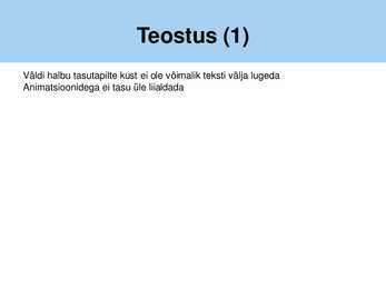 Kuidas koostada väga head esitlust #5