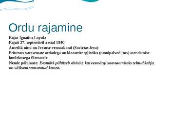 Jesuiidid #2
