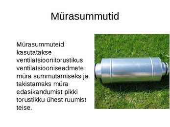 Ventilatsioonitööd #3