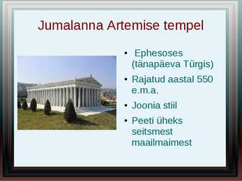 Vanakreeka ehitusmälestised #8