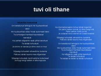 Villu Tamme #5