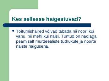 Söömishäired #3