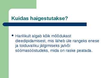 Söömishäired #4