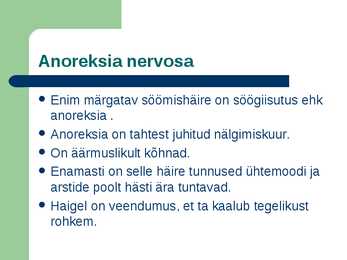 Söömishäired #6