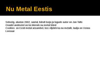Nu metal #5