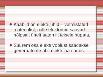 Elekter - füüsika #9