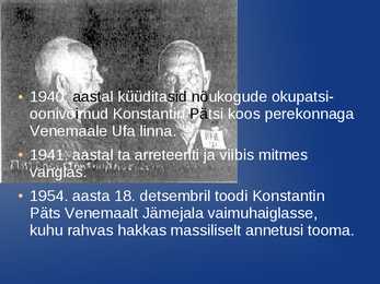 Konstantin Pätsi elulugu #11