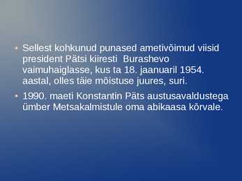Konstantin Pätsi elulugu #12