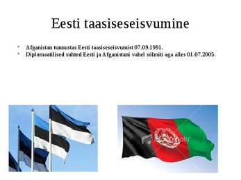 Afganistan ja Eesti #4