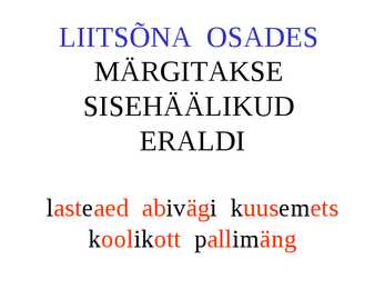 Sisehäälikud #15