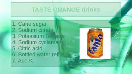 Carbonated beverages presentation #11
