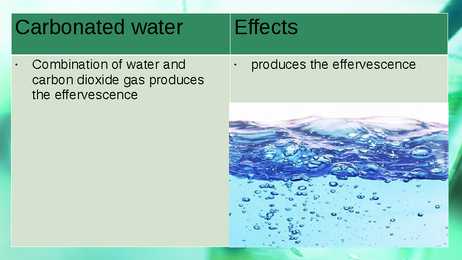 Carbonated beverages presentation #6