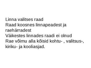 Linnad ja kaubandus Rootsi ajal #5
