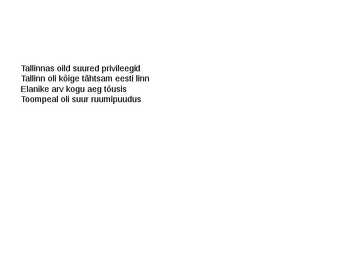 Linnad ja kaubandus Rootsi ajal #9