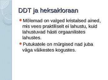 Halogeeniühendid tehnikas ja keskkonnas #11