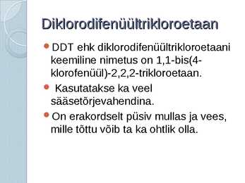 Halogeeniühendid tehnikas ja keskkonnas #12