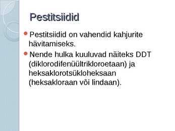 Halogeeniühendid tehnikas ja keskkonnas #10