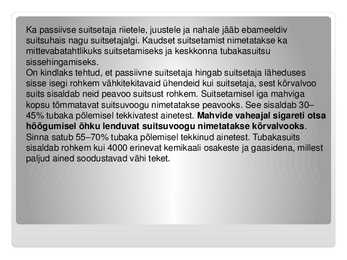 Tubakatooted - Powerpoint #5