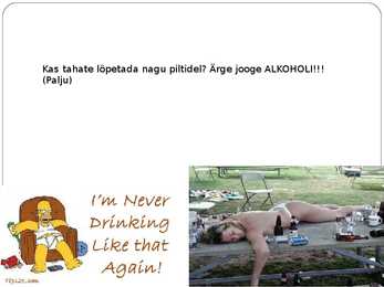 Alkoholi mõju tervisele #7