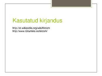 Kroom #6