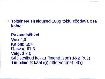 Pekaanipähkel #3