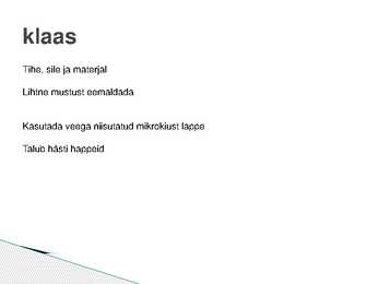 Pinnakattematerjalid #2