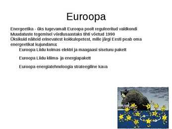 Eesti energiastrateegia ja -poliitika #5