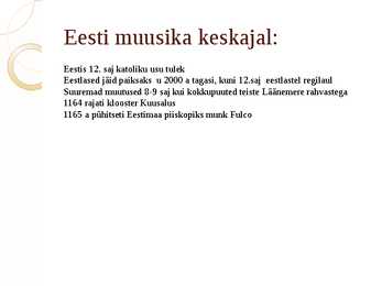 Muusika Ajalugu - Vana maailm #40