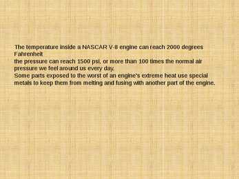 How NASCAR Engines Work #4
