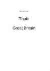 Topic - Great Britain