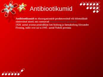 Antibiootikumid ja nende toime #2