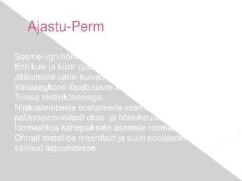 Paleosoikum ehk vanaaegkond #3