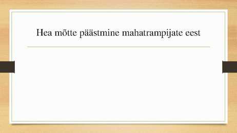 Ideemüük #2
