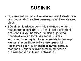 Mittemetallide esitlus #8