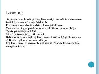 Veljo Tormise elulugu #5