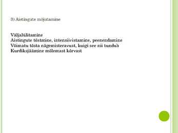 Hüpnoos ja sugestioon #6