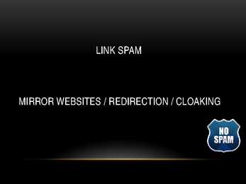 Black Hat SEO #9