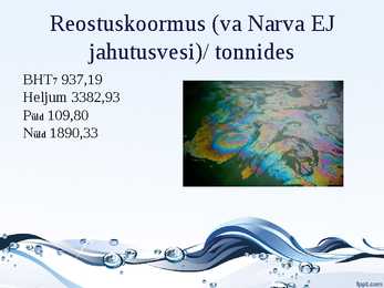 Eesti veekasutuse dünaamika ja heitvetest pärinev reokoormus #11