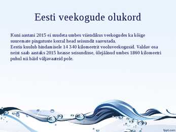 Eesti veekasutuse dünaamika ja heitvetest pärinev reokoormus #16