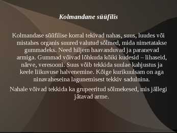 SÜÜFILIS #8