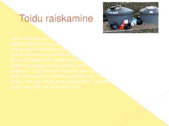 Maailma toiduprobleemid #12