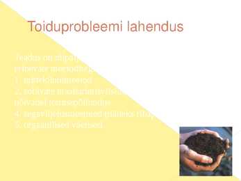 Maailma toiduprobleemid #14