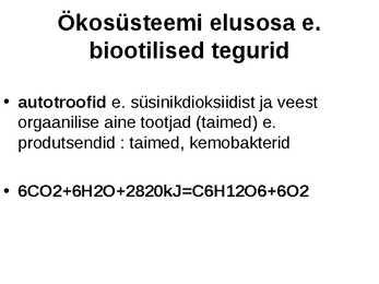 Toitumissuhted ökosüsteemis #4
