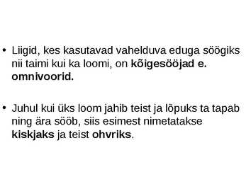 Toitumissuhted ökosüsteemis #8