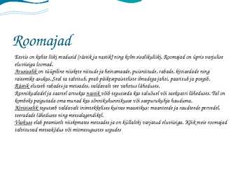 Eesti Loomastiku esitlus #12