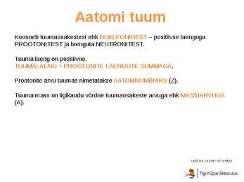 Aatomi ehitus #7